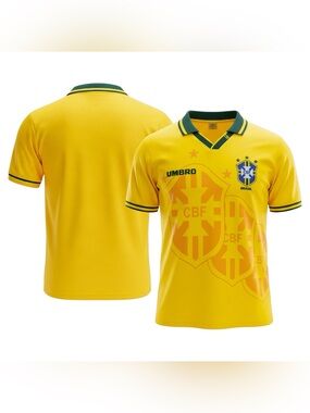 Retro 1994 Brasil CBF Umbro Soccer Jersey Kit - NWT 💯🔥⚽️